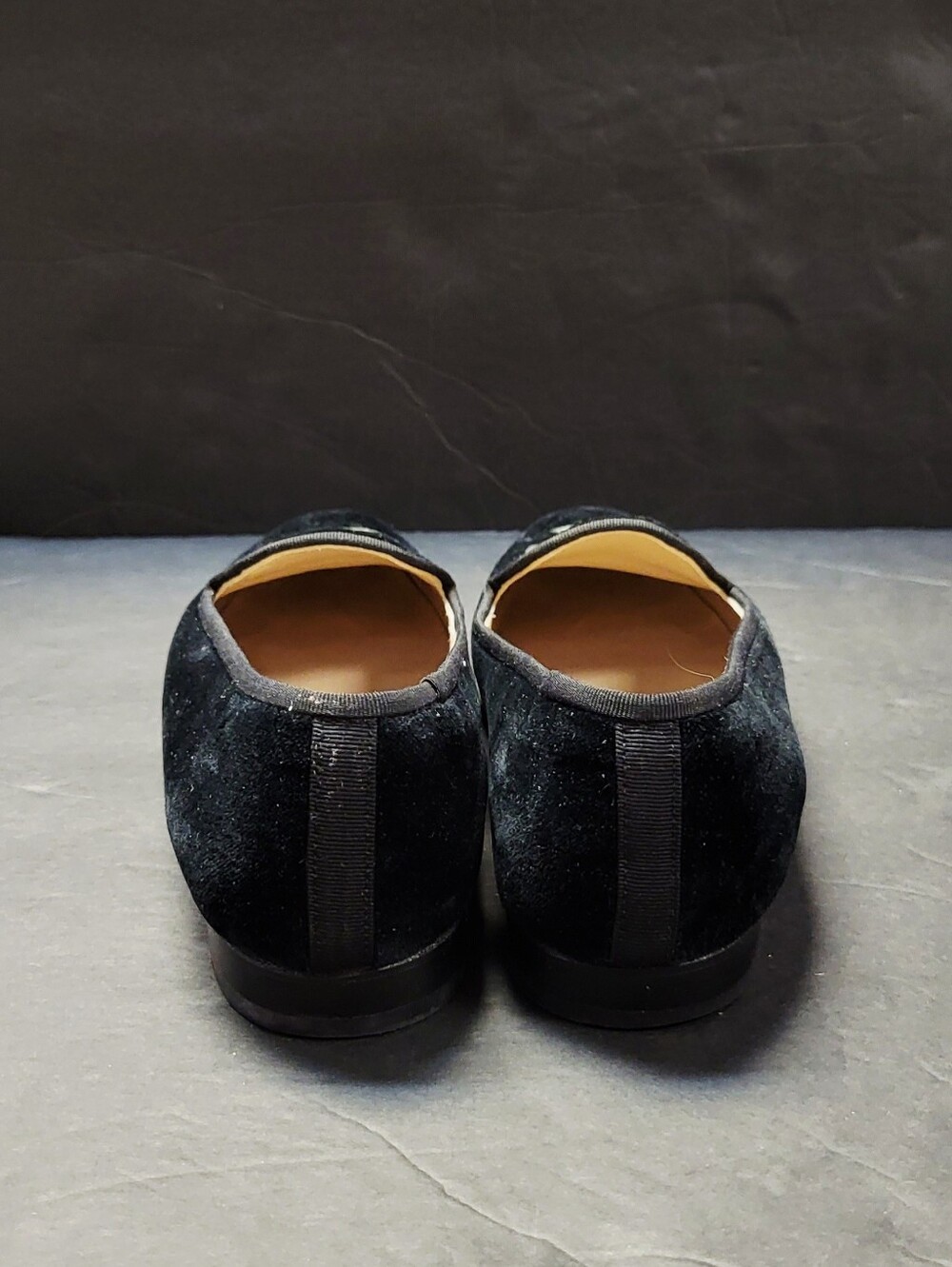STUBBS & WOOTTON Velvet Loafers Size 7.5 - Picture 4 of 11